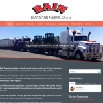 Bain Transport - Website Design Rocklea