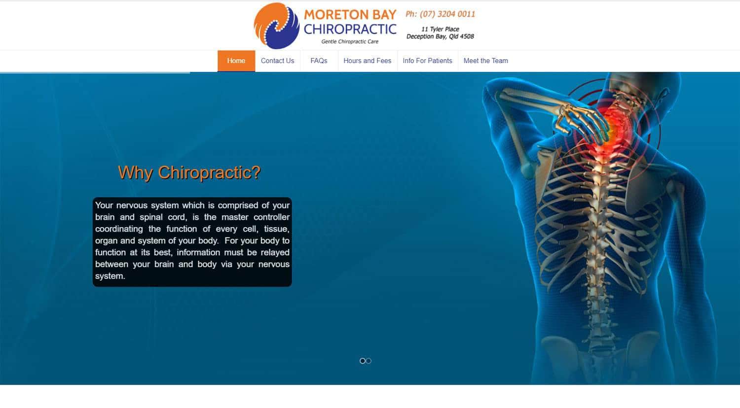 Moreton Bay Chiropractic Home Page