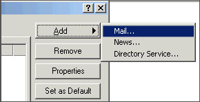 Outlook Express add Mail